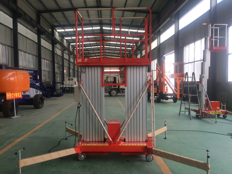 雙桅桿鋁合金升降平臺